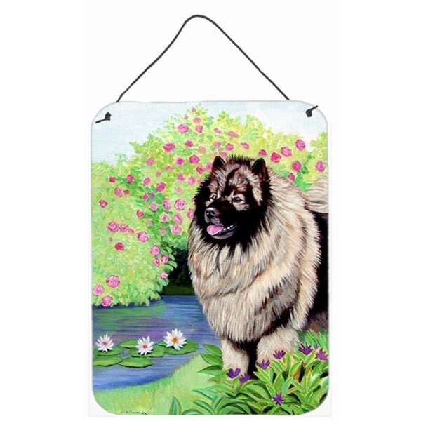 Keeshond Aluminium Metal Wall Or Door Hanging Prints, Carolines Treasures, Mfr#: 7074DS1216